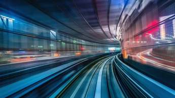 lights in fast motion